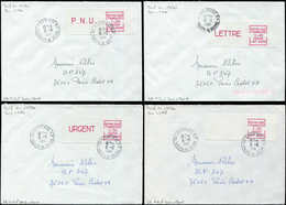 Let Spécialités Diverses - L.S.A. 96/99 : LS07 92050, Tarif Du 1/8/80, Type 5B Lilas-rose Obl. 6/5/81 S. 4 Env., RR Et S - Brieven En Documenten