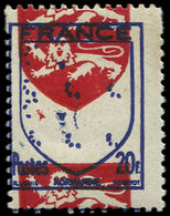 ** VARIETES - 605d  Normandie, Jaune ABSENT Et Rouge A CHEVAL, TB, Cote Maury - Unused Stamps