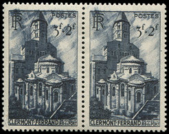 ** VARIETES - 773   Clermont-Ferrand, 3f. + 2f., Défaut D'essuyage Tenant à Normal, TB - Unused Stamps