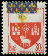 ** VARIETES - 1182a  Toulouse, Bleu Et Jaune TRES DECALES, TB - Unused Stamps