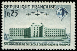 ** VARIETES - 1463e  Ecole De L'Air, SANS Les Toits, TB - Unused Stamps