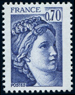 ** VARIETES - 2056a  Sabine 0,70 Bleu Violet, SANS PHOSPHO, TB. J, Cote Maury - Unused Stamps