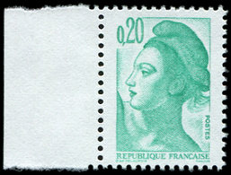 ** VARIETES - 2181a  Liberté, 0,20 émeraude, SANS PHOSPHO, Bdf, TB. J - Unused Stamps