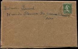 Let LETTRES DU XXe SIECLE - N°278 Obl. ABBEVILLE 15/6/38 S. Cécogramme, TB - Covers & Documents