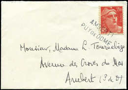 Let LETTRES DU XXe SIECLE - N°714 Obl. AMBERT/PUY DE DOME, SEUL Sur Env., TB - Cartas & Documentos