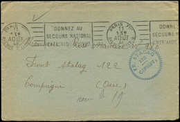 Let Guerre 1939/1945 - Lettre En Franchise Avec Contenu, Cachet FR STALAG/122/GEPRUFT Adressée Au Camp De Compiègne, 13/ - Guerra De 1939-45