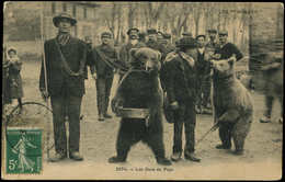 Let Cartes Postales - CP Gros Plan LES OURS Du PAYS, Barèges 20/7/1912, TB - Non Classificati