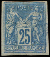 Colonies Générales - 35   25c. Bleu, Oblitération Légère, TB/TTB - Other & Unclassified