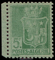 ** ALGERIE 183 : Oran, 5f. Vert Foncé Sur Vert Au Lieu De Vert, Impression Dégradée, TB - Other & Unclassified