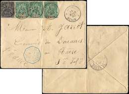 Let BENIN 23 (3) Et 24 Obl. Càd COTONOU 10/3/95 S. Env., Arr. Le Havre, TB - Other & Unclassified