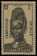 * CAMEROUN 208a : 2c. Brun Noir, Surch. NOIRE, TB. Br - Otros & Sin Clasificación