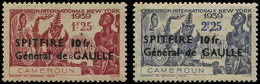 * CAMEROUN 245/46 : Spitfire, Général De Gaulle, TB - Other & Unclassified