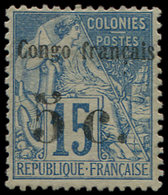 (*) CONGO 2 : 5c. S. 15c. Bleu, TB. J - Other & Unclassified