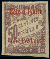 * COTE D'IVOIRE Colis Px 3 : 50c. Lilas, TB - Other & Unclassified