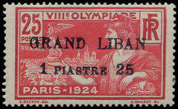 ** GRAND LIBAN 18/21 : Série J.O 1924, TB - Other & Unclassified