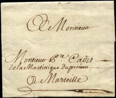 Let MARTINIQUE LAC De St Pierre 1769 Pour Marseille, R à Cette Date, TB - Other & Unclassified