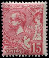 ** MONACO 15 : 15c. Rose, Albert Ier, TB - Used Stamps