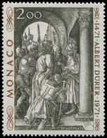 ** MONACO 876A : Albert Dürer, 2f. NON EMIS, TB - Used Stamps