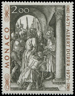 ** MONACO 876A : Albert Dürer, 2f. NON EMIS, TB - Usados