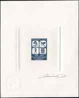 MONACO 1995 : Protection De La Nature, épreuve D'artiste En Bleu Gris Signée, TB - Used Stamps
