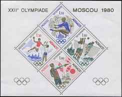 ** MONACO BF Spéciaux 11 : J.O Moscou, TB - Blocks & Sheetlets