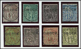 OBOCK 12/18 Et 20 : Type Commerce Surch. De 1892, Type B, Obl., TB - Other & Unclassified