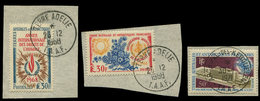 T.A.A.F. 26, 27 Et 33 : Tous Oblitérés Sur Fragments, TB - Unused Stamps