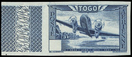 (*) TOGO PA : Type E De 1942, Essai En Bleu, SANS La Valeur, NON DENTELE Bdf, TB - Otros & Sin Clasificación