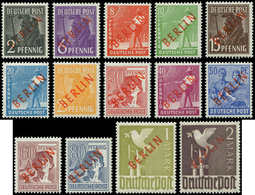 ** BERLIN 1/18B : La Série, TB - Unused Stamps