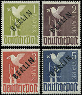 ** BERLIN 17/20 : La Série, Surcharge Noire, TB - Unused Stamps