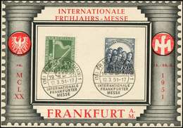 Let BERLIN 58/59 : Philarmonique De Berlin, Obl. Càd Illustré 12/3/51 Sur Carte, TB - Unused Stamps