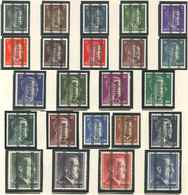 ** AUTRICHE 553/75 : Série Surchargée De 1945, 23 Valeurs, TB - Other & Unclassified