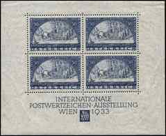 * AUTRICHE BF 1 : 50g. + 50g., WIPA 1933, Forte Ch., Sinon TB - Blocks & Sheetlets & Panes