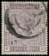 GRANDE BRETAGNE 86 : 2/6 Violet, Obl., TB - Unused Stamps