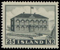 ** ISLANDE 238 : Parlement, 25k. Noir, TB - Used Stamps