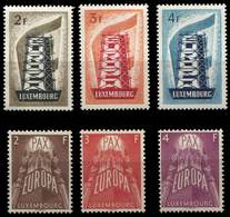 ** LUXEMBOURG 514/16 Et 531/33 : Europa 1956/57, TB - 1852 Guillermo III