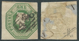 1847-54 GREAT BRITAIN USED REGINA VITTORIA SG 54 1s - Oblitérés