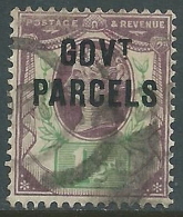 1887-1890 GREAT BRITAIN USED OFFICIAL STAMPS O65 1 1/2d DULL PURPLE PALE GREEN - Officials