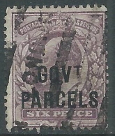 1902 GREAT BRITAIN USED OFFICIAL STAMPS O76 6d PALE DULL PURPLE - Service