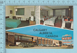 Calgary Alberta Canada - Multi-views, Trans-Canada Motel - Postcard Carte Postale - Calgary