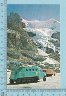 Alberta Canada -  Columbia Icefields Midway Banff & Jasper, Snowmobiles - Postcard Carte Postale - Edmonton