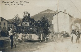 N67 - 38 - Fêtes De VOIRON - Isère - 29 Mars 1908 - Char De La Chasse - Carte Photo - Voiron