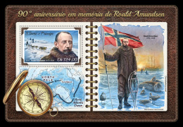 SAO TOME 2018 MNH** Roald Amundsen Polarforscher S/S - IMPERFORATED - DH1823 - Explorateurs & Célébrités Polaires