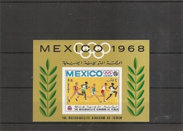 JO De Mexico -1968 - Course à Pied ( BF 73 XXX -MNH- Du Royaume Du Y-émen) - Sommer 1968: Mexico