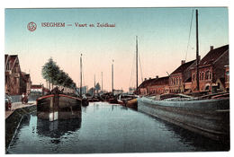 IZEGEM - ISEGHEM - Vaart En Zuidkaai - Carte Colorisée - Ed. Lux - Izegem