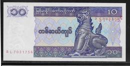 Myanmar - 10 Kyats - Pick N°71 - NEUF - Myanmar