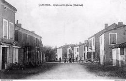 D40 -  GABARRET < Vue Animée Du BOULEVARD St MARTIN (côté Sud) - Gabarret