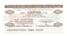1977 - Italia - Istituto Centrale Delle Banche Popolari Italiane - Unione Commercianti Della Provincia Di Perugia ---- - [10] Cheques Y Mini-cheques