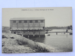 CPA (37) Indre Et Loire - PORTS - L'Usine électrique Sur La Vienne - Genillé