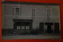 CARTE PHOTO COMMERCE - CAFE DU COMMERCE - Cafés